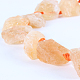 Fili di perline grezze di pietre preziose naturali citrino G-E219-12A-1