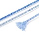 30 м окрашенный сегментный хлопковый шнур для макраме&nbsp;OCOR-T018-01P-3