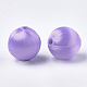 Perles recouvertes de tissu de fil de polyester WOVE-T007-12mm-09-2