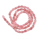 Natürlichen Erdbeere Quarzperlen Stränge G-C080-B01-01-2