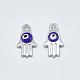 Platinum Plated Alloy Charms ENAM-S117-28F-2
