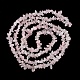 Granos naturales de abalorios de cuarzo rosa G-G0003-B35-4