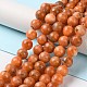 Perles de calcite orange naturelle G-E576-74D-2