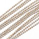 Eco-Friendly Brass Faceted Ball Chains CHC-M016-04-1