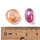 Perles européennes en acrylique transparente OACR-E033-20-3