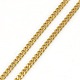 Collares de cadena trenzados de acero inoxidable unisex 201 de moda NJEW-L043-44G-2