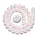 Fili di perle di perle d'acqua dolce coltivate naturali PEAR-N016-09C-6