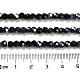 Supports de perles de verre opaques EGLA-A035-P4mm-B18-4
