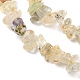 Chapelets de perles en quartz rutiles d'or naturel G-G0003-B19-4