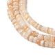 Нити бусин из натуральных пресноводных ракушек SHEL-P017-01B-10-3