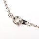 Trendy Women's Brass Chain Necklaces NJEW-JN00846-02-4