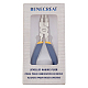 BENECREAT 6 in 1 Bail Making Pliers Wire Looping Forming Pliers with Non-Slip Comfort Grip Handle for 3mm to 9.5mm Loops and Jump Rings PT-BC0001-20-5