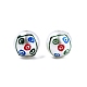 Mahjong tema abs plastica imitazione perline smalto perla KY-G020-04C-2
