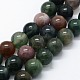 Chapelets de perles en agate indienne naturelle G-I199-05-12mm-1
