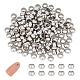 UNICRAFTALE 200pcs 5mm Rondelle Spacer Beads Stainless Steel Loose Beads Metal Small Hole Spacer Beads Smooth Surface Beads Finding for DIY Bracelet Necklace Jewelry Making Craft STAS-UN0002-40A-P-1