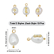 Sunnyclue 30pcs 3 pendentifs en perles de keshi naturelles de style FIND-SC0001-93-2