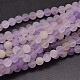 Frosted Natural Ametrine Round Bead Strands G-F266-14-6mm-1