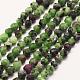Natural Ruby in Zoisite Beads Strands G-E359-13-8mm-2
