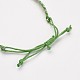 Waxed Cotton Cord Bracelets BJEW-JB02749-4