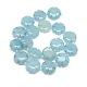 Brins blancs naturels de perles de jade de fleurs G-L173-20mm-01-2