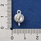 Шармы-соединители из латуни с микропаве из прозрачного кубического циркония KK-A230-06D-S-3