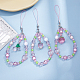 Sangles mobiles en perles acryliques HJEW-AB00038-4