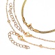 Chain Necklaces & Pendant Necklaces Sets NJEW-JN02935-3