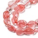 Cherry Quartz Glass Beads Strands G-P497-01A-10-4
