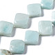 Chapelets de perles en amazonite naturelle G-N0326-73B-02-1