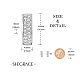 Серьги-кольца shegrace 925 из стерлингового серебра JE707A-4