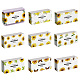 90 Uds. 9 estilos de etiqueta de papel de jabón con patrón de flores DIY-WH0399-69-032-8
