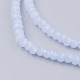 Chapelets de perles en verre imitation jade GLAA-G045-A09-3