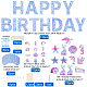 AHANDMAKER Mermaid Birthday Party Decoration Supplies Mermaid Happy Birthday Banner Little Mermaid Under the Sea Theme Party Decoration Craft Hang Tags with String for Party Favor Paper Tags HJEW-WH0042-86-2