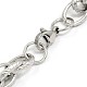 Fashionable 304 Stainless Steel Rope Chain Bracelets STAS-A028-B044P-2