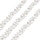 Messing Strass-Cup-Kette CHC-WH0004-02-2