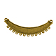 Tibetan Style Alloy Crescent Chandelier Components Links TIBE-258-AG-NR-2