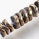 Electroplated Non-magnetic Synthetic Hematite Bead Strand G-E498-01D-1