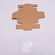 Красно-бумажные картонные шкатулки для драгоценностей CON-WH0039-16B-1