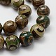 Brins de perles dzi à 3 œil de style tibétain TDZI-G010-K06-3