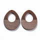 Opaque Resin & Walnut Wood Pendants RESI-T035-37D-2