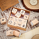 CRASPIRE 16 Pieces Universe Wood Stamps Vintage Wooden Rubber Stamps DIY-WH0304-008B-6