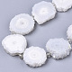 Galvaniques perles de quartz naturel brins G-R461-04M-1