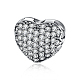 925 Sterling Silver Cubic Zirconia European Beads STER-BB16505-1