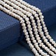 Fili di perle di perle d'acqua dolce coltivate naturali PEAR-F007-63-3
