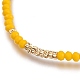 Verstellbare geflochtene Perlenarmbänder aus Nylonfaden BJEW-JB05528-04-2