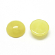 Натуральные кабошоны из лимонного нефрита X-G-R416-16mm-01-2