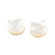 Perles de coquillage blanc naturel SSHEL-N003-142-4