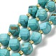 Dyed Natural Howlite Beads Strands G-G023-B01-02B-1