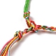 Bracelet cordon tressé en polyester BJEW-I306-01B-3