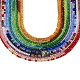 15 filo 15 fili di perle di vetro trasparenti di colore sfumato GLAA-TA0001-80-1